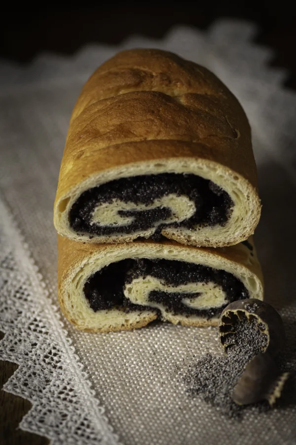Bezlepkový závin s makovou náplňou 280g